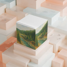 Load image into Gallery viewer, Idaho Rainbow Bridge Fall Scenic Note Cube