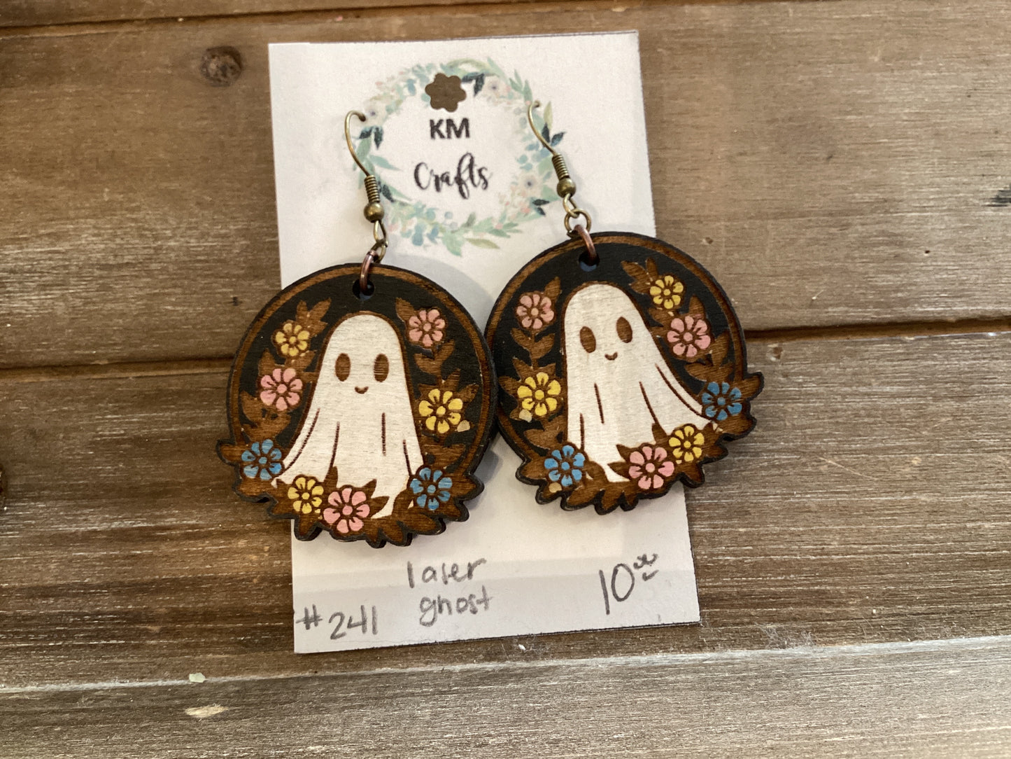 Laser Ghost Earrings