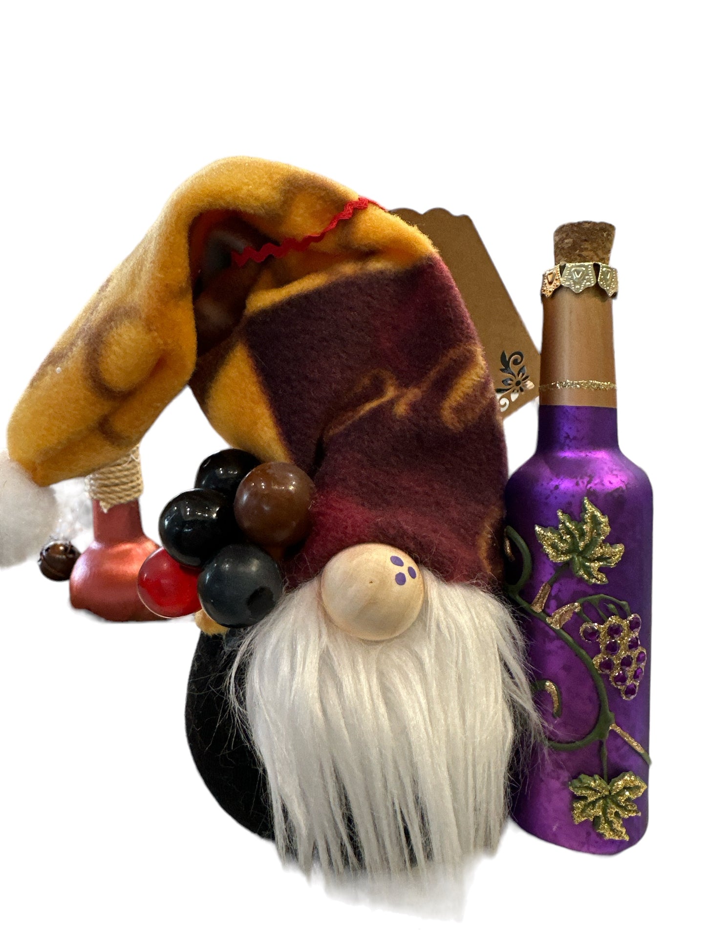 Gnome w/Wine Bottle -  HGAPBR